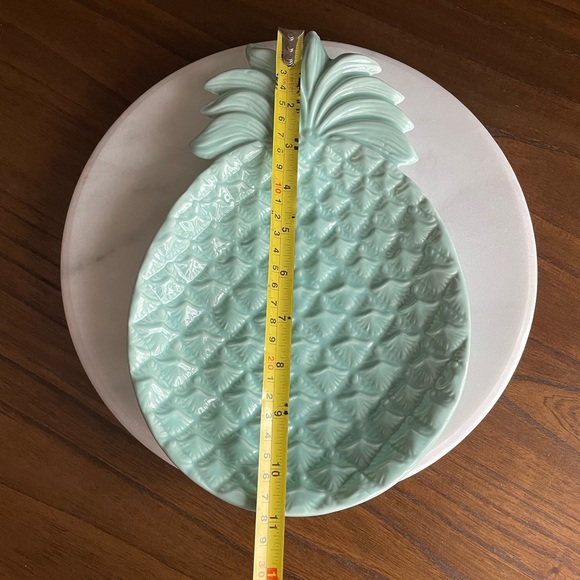 NWT Pineapple Shaped Platter - Light Blue/Green - Picture 3 of 5